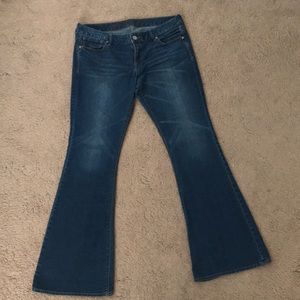 Gently used Express boot cut jeans
